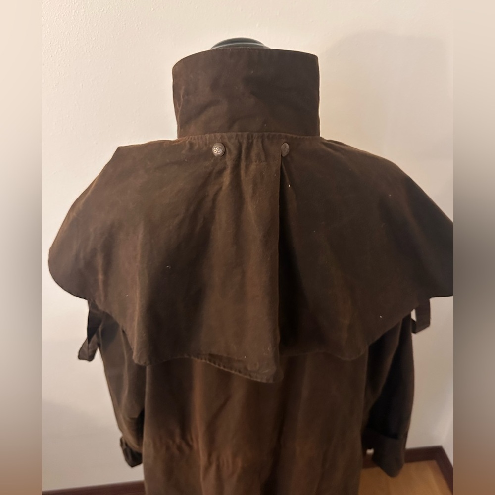 Men's Brown Long Coat - Picture 4 of 9